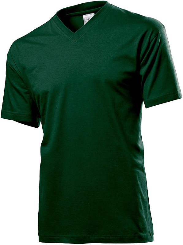 Tričko STEDMAN CLASSIC V-NECK tmavě zelená S