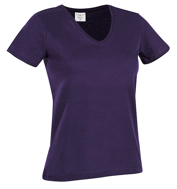 Tričko STEDMAN CLASSIC V-NECK WOMEN fialová L