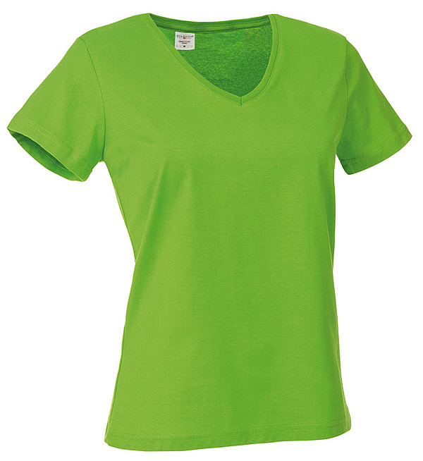 Tričko STEDMAN CLASSIC V-NECK WOMEN jasně zelená L