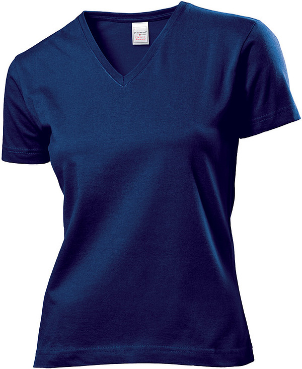Tričko STEDMAN CLASSIC V-NECK WOMEN námořní modrá S