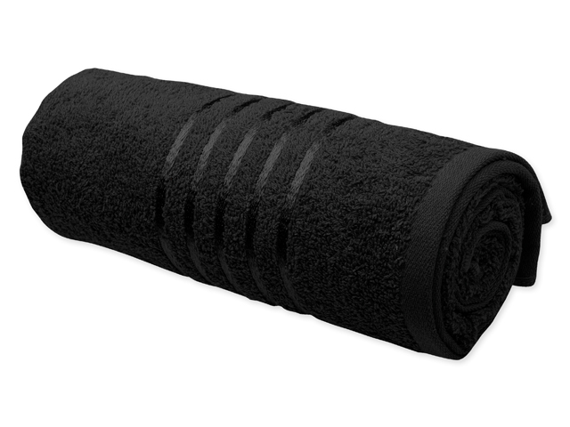 TROPIC I ručník, 400 g/m2, SANTINI, Černá
