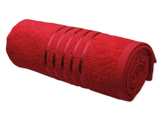TROPIC I ručník, 400 g/m2, SANTINI, Červená