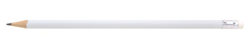 Tužka s gumou hrocená LUNGO II.jakost, bílá