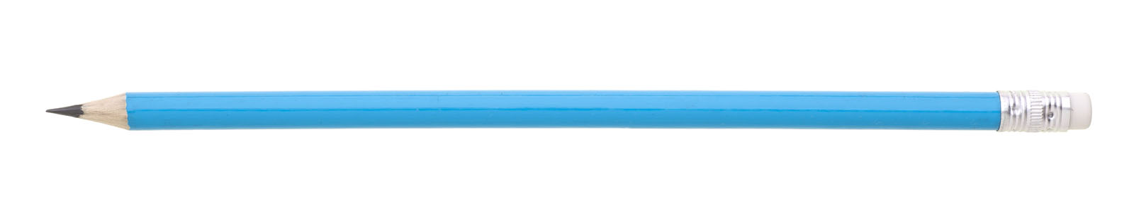 Tužka s gumou hrocená LUNGO, modrá světlá