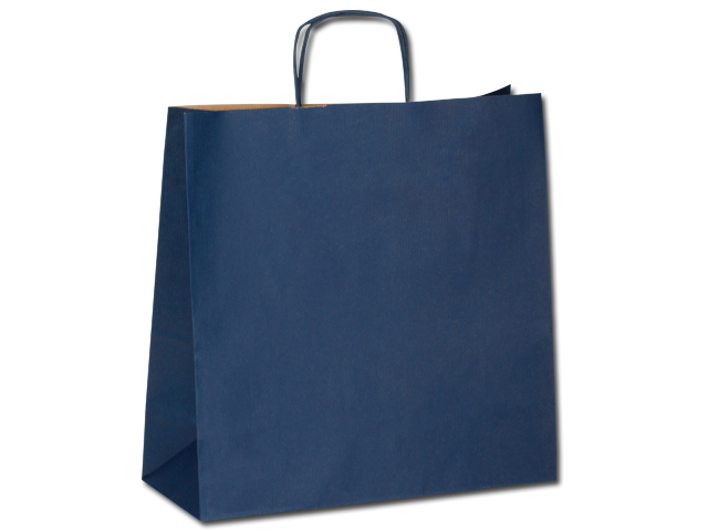TWISTER papírová dárková taška,32x13x42,5 cm, Modrá