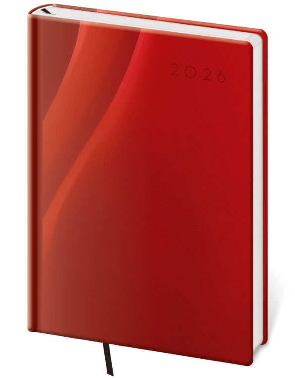 Týdenní diář A5 Vario Red design
