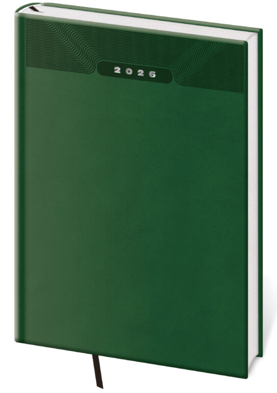 Týdenní diář B5 Print Classic zelený