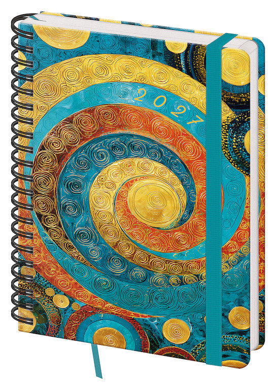 Týdenní diář B6 Twin Spiral