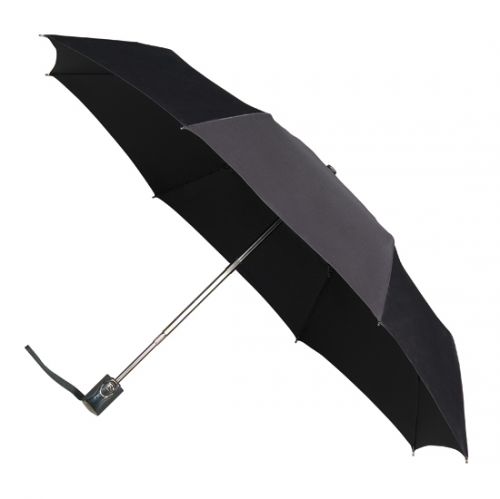 UMBERTO Skládací deštník se systémem open-close, černá