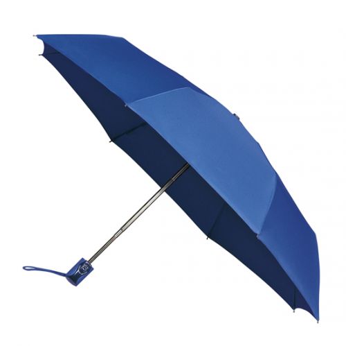 UMBERTO Skládací deštník se systémem open-close, královská modrá