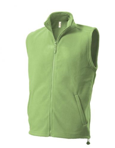 UNISEX FLEECE VEST Fleecová vesta, světle zelená S