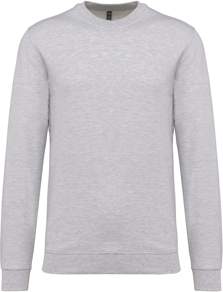 Unisex mikina KARIBAN, šedá melanž, XS