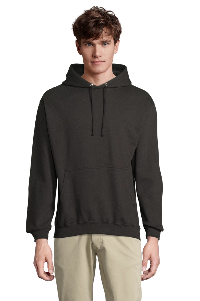 Unisex mikina SOLS CONDOR, černá, velikost XS