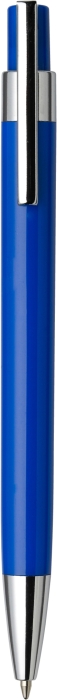 VALTR Plastové kuličkové pero s kovovým klipem, černá náplň, modré