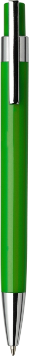 VALTR Plastové kuličkové pero s kovovým klipem, černá náplň, sv.zelené