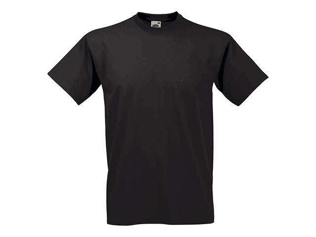 VALUE T unisex tričko, 160 g/m2, vel. S, FRUIT OF THE LOOM, Černá