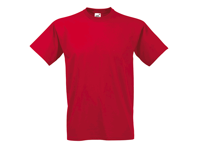 VALUE T unisex tričko, 160 g/m2, vel. S, FRUIT OF THE LOOM, Červená