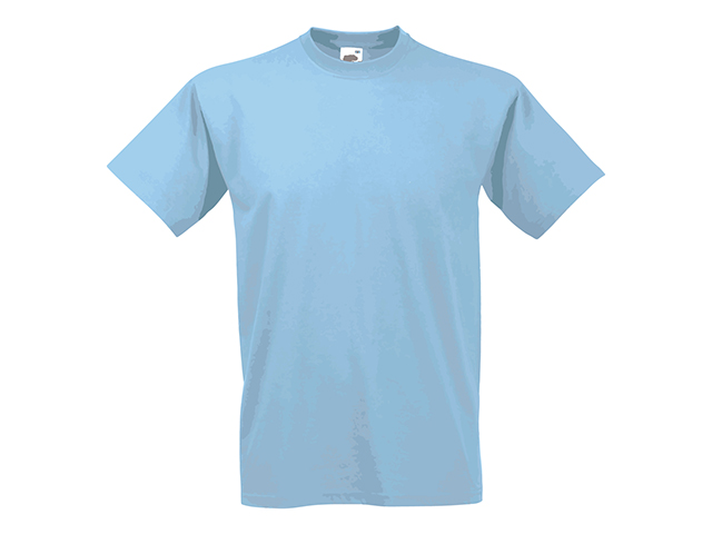 VALUE T unisex tričko, 160 g/m2, vel. S, FRUIT OF THE LOOM, Světle modrá