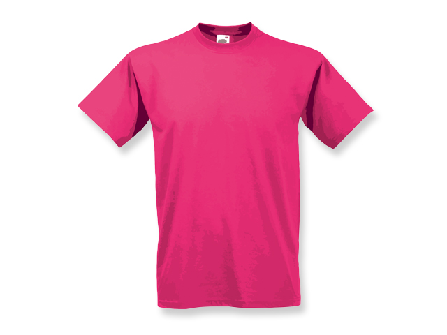 VALUE T unisex tričko, 160 g/m2, vel. S, FRUIT OF THE LOOM, Růžová