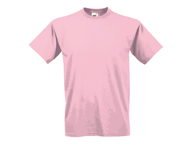 VALUE T unisex tričko, 160 g/m2, vel. S, FRUIT OF THE LOOM, Světle růžová
