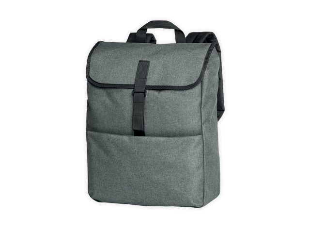 VIENA polyesterový batoh na notebook, 600D, Černá