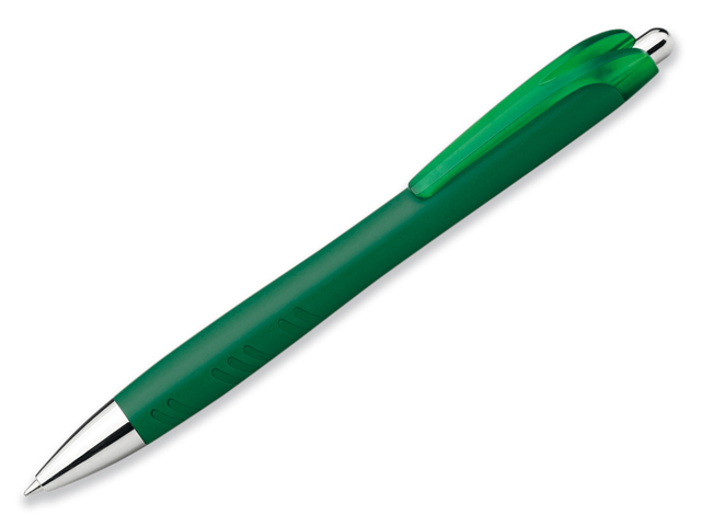 VINA plastové kuličkové pero, modrá náplň, Zelená