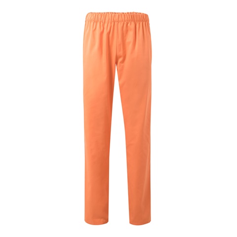 lososová VL APHRODITE. Keprové kalhoty (190 g/m²) z bavlny (35 %) a polyesteru (65 %), lososová, 2XL