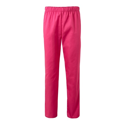 růžová VL APHRODITE. Keprové kalhoty (190 g/m²) z bavlny (35 %) a polyesteru (65 %), růžová, 2XL