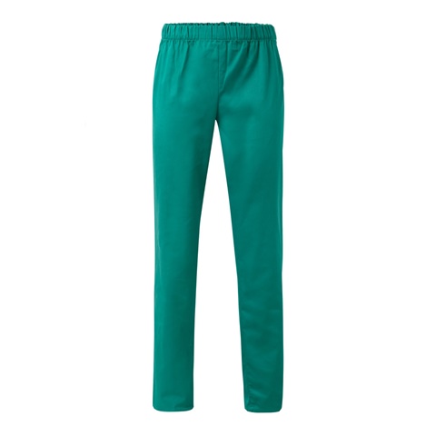 zelená VL APHRODITE. Keprové kalhoty (190 g/m²) z bavlny (35 %) a polyesteru (65 %), zelená, 2XL
