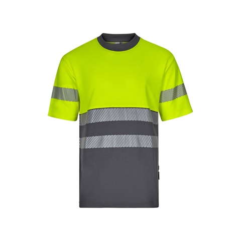šedá VL BASTET. Dvoubarevné piké tričko (150 g/m²), z bavlny (55 %) a polyesteru (45 %), šedá, 2XL