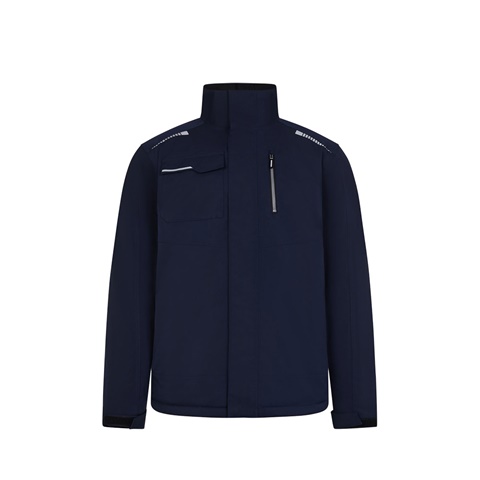 VL NYX. Prošívaná bunda (180 g/m²), vyrobená z recyklovaného polyesteru (50 %) a polyesteru (50 %), námořnická modrá, 2XL