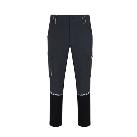 VL SELENE. Kalhoty (230 g/m²), vyrobené z recyklovaného nylonu (91 %) a spandexu (9 %), šedá, 2XL