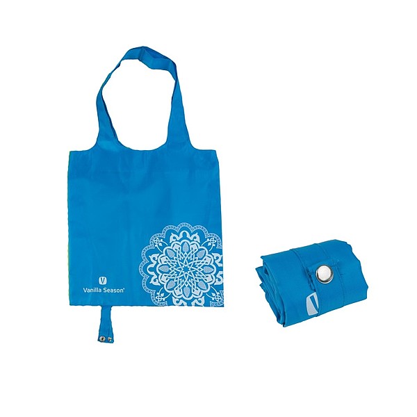 VS BATNA skládací nákupní taška, polyester, modrá