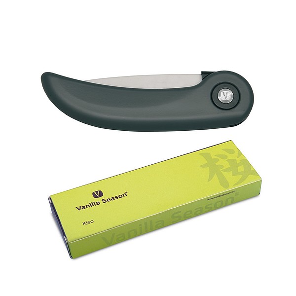 VS KISO Kuchyňský keramický nůž zavírací, šedý
