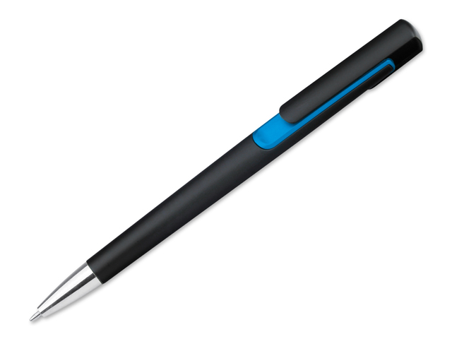WADER DARK plastové kuličkové pero, modrá náplň, Královská modrá