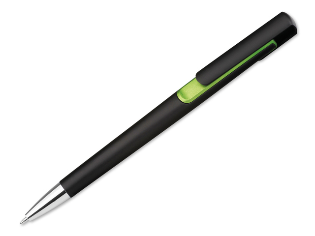 WADER DARK plastové kuličkové pero, modrá náplň, Světle zelená