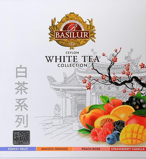 WARADA - BASILUR White Tea Assorted přebal 40 gastro sáčků