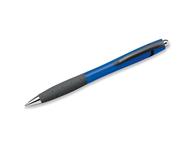 WAVE plastové kuličkové pero, modrá náplň, Modrá