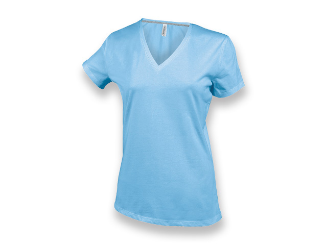 WOMY dámské tričko, 180 g/m2, vel. S, KARIBAN, Světle modrá
