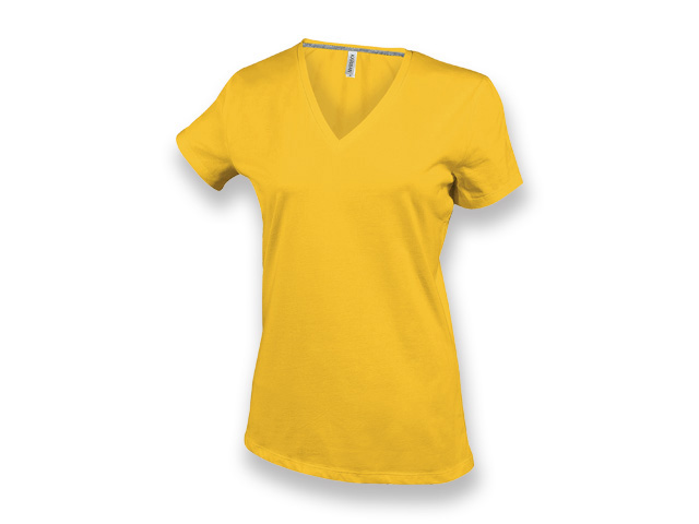 WOMY dámské tričko, 180 g/m2, vel. S, KARIBAN, Žlutá