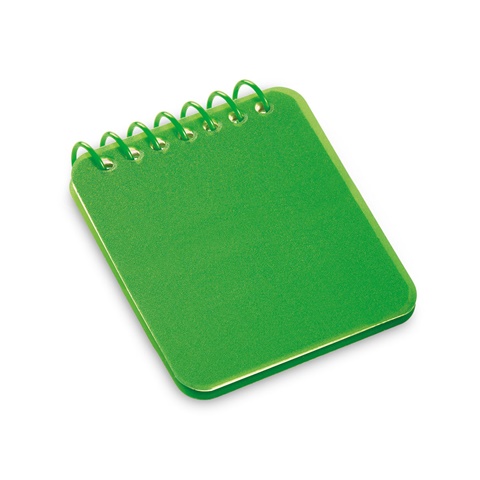 WOOLF. Kapesní zápisník, zelená