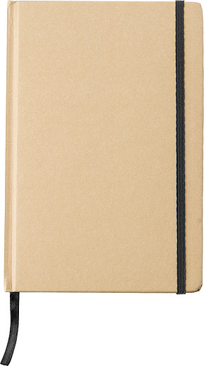 XENIO Zápisník A5 linkovaný s kartonovými deskami, 80 stran, černá