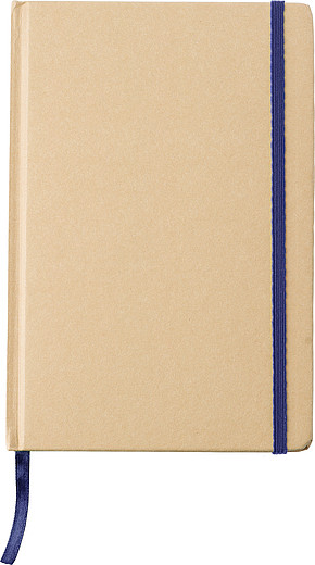 XENIO Zápisník A5 linkovaný s kartonovými deskami, 80 stran, modrá