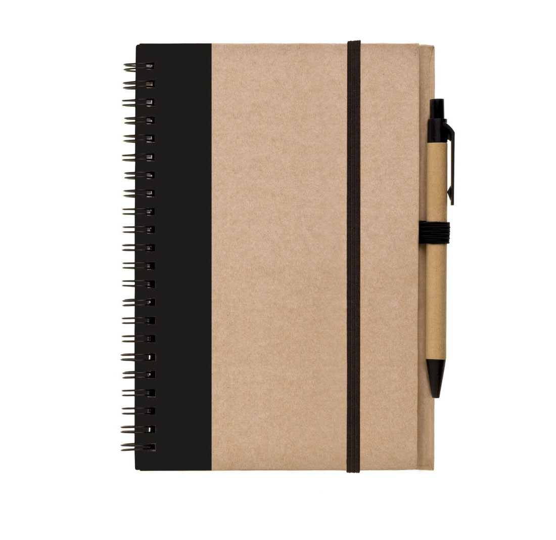 Zápisník s tužkou LIBRO A5, černá