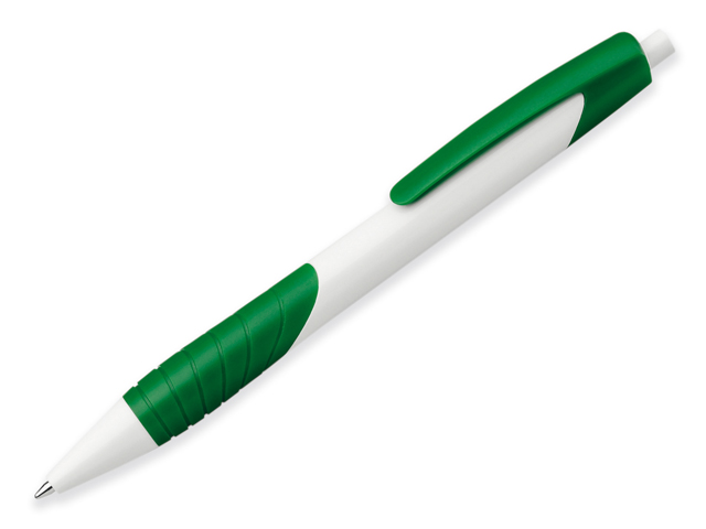 ZELDA plastové kuličkové pero, modrá náplň, Zelená