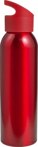 ZENKA Láhev na vodu o objemu 600 ml s uzávěrem, červená