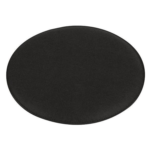 ZESETO Plstěný polštář k sezení, O35 cm, černá