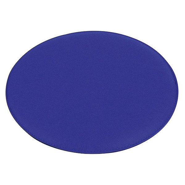 ZESETO Plstěný polštář k sezení, O35 cm, královská modrá