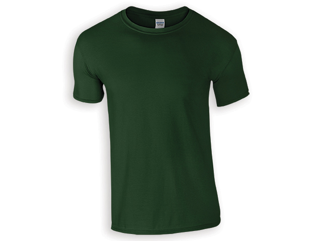 ZIKI MEN pánské tričko, 153 g/m2, vel. XXL, GILDAN, Lahvově zelená