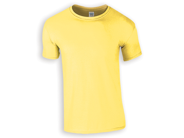 ZIKI MEN pánské tričko, 153 g/m2, vel. XXL, GILDAN, Žlutá